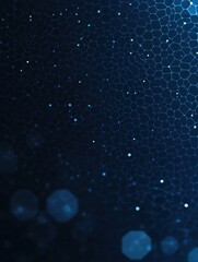 Obraz premium Abstract network: glowing nodes and connections form a complex web.