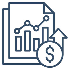 Earnings Per Share (Eps) Icon Element For Design