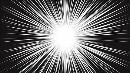 Obraz premium Abstract radial burst background