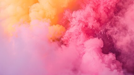 Fototapeta premium Fantasy cloudy sky with pastel gradient color, Abstract nature background