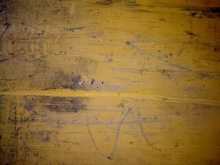 Yellow rustic metal