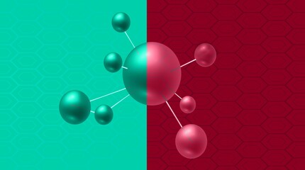 Science day image with telescope and element happy science day 3d exposer and look beautiful and colorful 