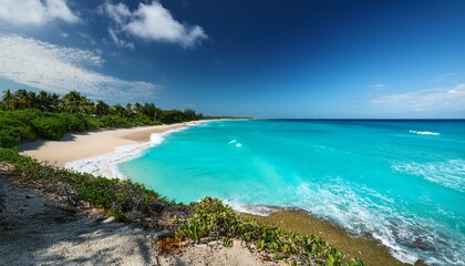 a lovely turquoise colour seashore