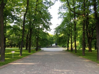 The Trinity Hill Park and the National Opera and Ballet Theatre of Belarus, Minsk. 