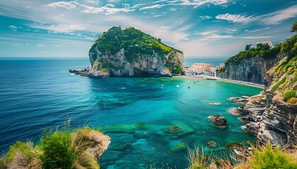 Fototapeta premium Amalfi Coast, Italy. Amalfi is one of the most beautiful beaches in Italy.