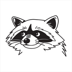 Curious Raccoon in Its Natural Habitat