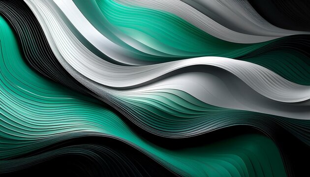 hintergrund abstrakt 8k grun turkis petrol schwarz weiss grau wellen linien kurven verlauf