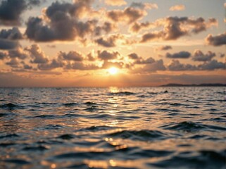 Obraz premium amanecer en el mar