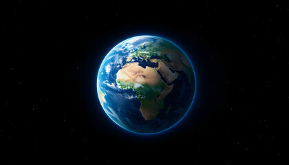 Planet earth globe view from space,  image, pop-art, with white tones