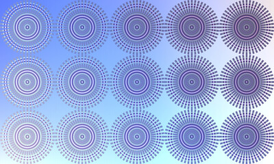 Fototapeta premium a vibrant illustration features a blue, shiny circle spiral pattern, swirling with dynamic motion and radiant light, creating an eye-catching and hypnotic visual experience