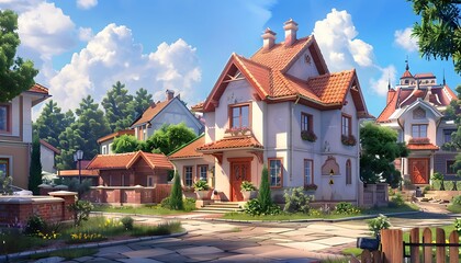 Modern wooden house with a roof made of natural wood and metal.