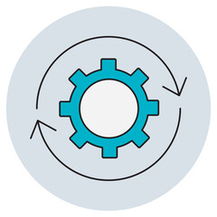 System Integration Icon, Seamless Solutions The Power of System Integration, Bridging Technology How System Integration Drives Efficiency, vector