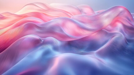 Fototapeta premium Abstract Pink and Purple Wavy Fabric Texture