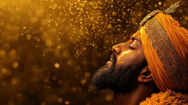 Indian Festivals and Events with Copyspace: Celebrating Nanak Jayanti, Guru Tegh Bahadur's Martyrdom Day, Govind Singh Jayanti, Guru Ravidas Jayanti, Guru Purnima, and Diwali/Deepavali