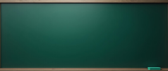 blank blackboard green board chalkboard with frame green education concept school material back school blank green board green background 