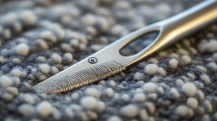 Obraz premium Trimer accessory tool for removing pilling from textiles