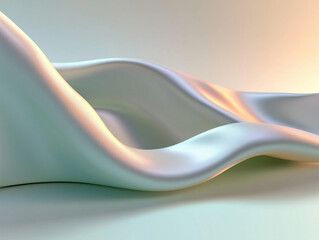 Obraz premium Monochrome backdrop with a shimmering, smooth texture, creating a futuristic, high-end feeling