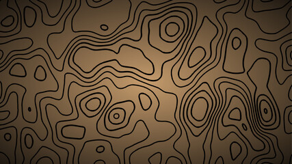 Fototapeta premium Abstract Topography line poster vector. The concept of a topographic contour geography scheme and the terrain path. 