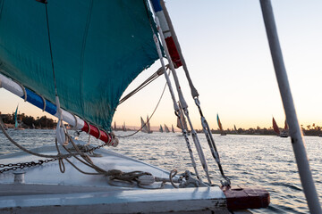 sailing on the nile