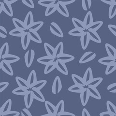 Fototapeta premium textile design with cute floral pattern