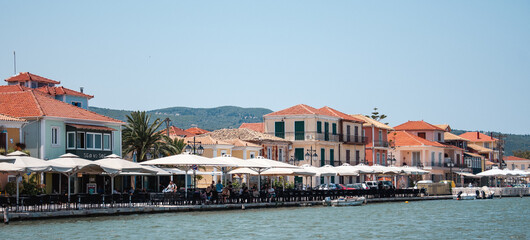Obraz premium view of the old town Lefkada