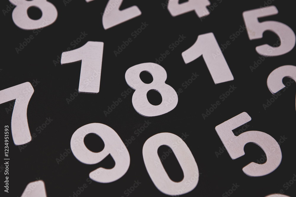 Poster Binary Code and Numbers in a Cyber Tech Theme.