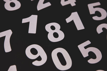 Binary Code and Numbers in a Cyber Tech Theme.