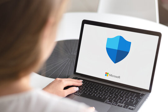 Guilherand-Granges, France - February 01, 2025. Microsoft Defender is a cybersecurity solution offering threat protection, antivirus, and endpoint security for individuals and businesses.