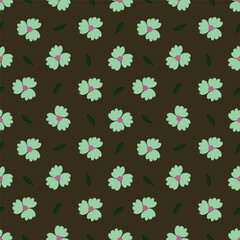 textile design with flower pattern image