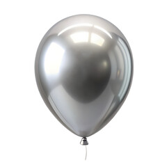 silver party balloons