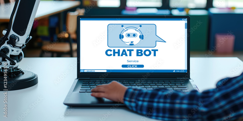 Poster chatbot software application for brisk online business that automatically reply to customer question