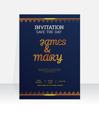 Wedding Invitation Card Template