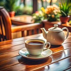 Fototapeta premium Realistic Glass Cup of Espresso Coffee Image