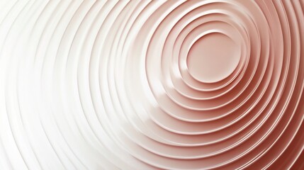 Obraz premium Circular patterns in soft pastel tones create a soothing visual experience in an artistic design. Generative AI