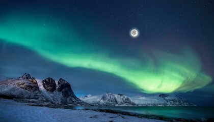 Naklejka premium moon in the sky