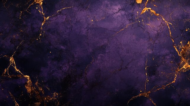 Purple marble and gold abstract background texture. marbling with natural luxury style lines of marble and gold powder surface grunge stone texture