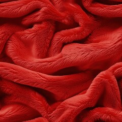 Seamless rich red velvet texture pattern soft plush surface elegant background design square tile environment