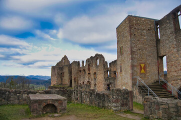 Fototapeta premium Hochburg bei Emmendingen