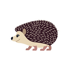 hedgehog cute animal vector symbol illustration © valvectors