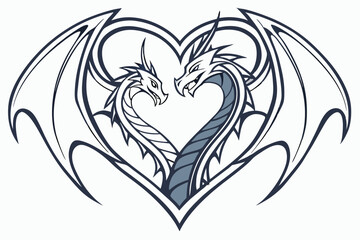  Metallic heart shape, tribal design, chrome finish, sharp edges, intricate details, symmetrical, gothic style, biomechanical elements, silver and blue tones, 3D rendering, fantasy art, tattoo-inspire