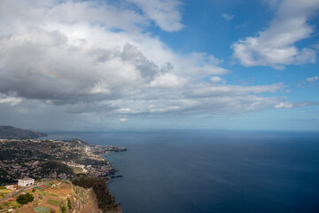 Coast and Atlantic ocean, Cabo Girao, Madeira