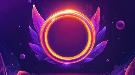 Rank circle frames, Ui game borders evolution frames for rpg game avatars, game ui ux modern elements. A beautiful fantastic children's play template isolated on background.