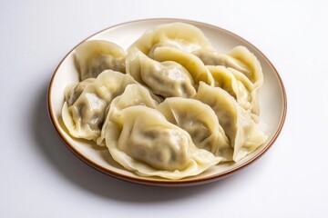A Plate of Delicious Steamed Dumplings