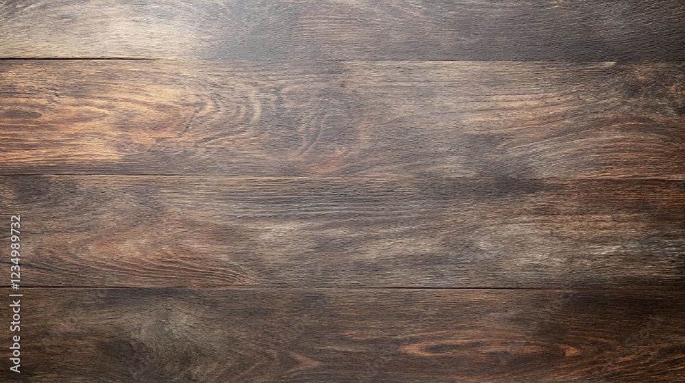 Aufkleber rustic wooden floor texture with natural patterns and colors : generative ai