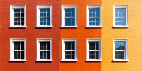 Fototapeta premium Vibrant cityscape showcasing urban life late afternoon light colorful environment street view essence of city living