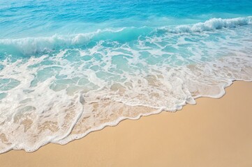 Obraz premium sea waves on the beach
