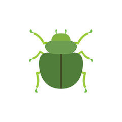 beetle insect bug vector symbol sign icon 