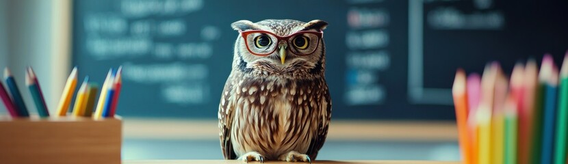 Spectacled Owl Professor: Wisdom and Education