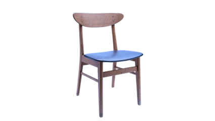 Single chair, transparent background