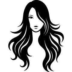girl with long hair